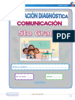 5to Grado Evaluación Diagnóstica - Comunicación 2024 - Editora Quipus Perú