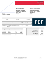 Factura: Dirección de Entrega Dirección de Facturación