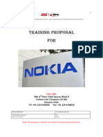 Training Proposal For Nokia India