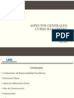 Aspectos Generales - Curso Blearning