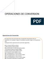 Funciones de Conversion