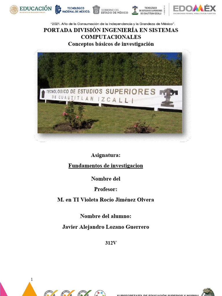 LOZANO - GUERRERO - JAVIER - ALEJANDRO - INVESTIGACION (Reparado) | PDF ...