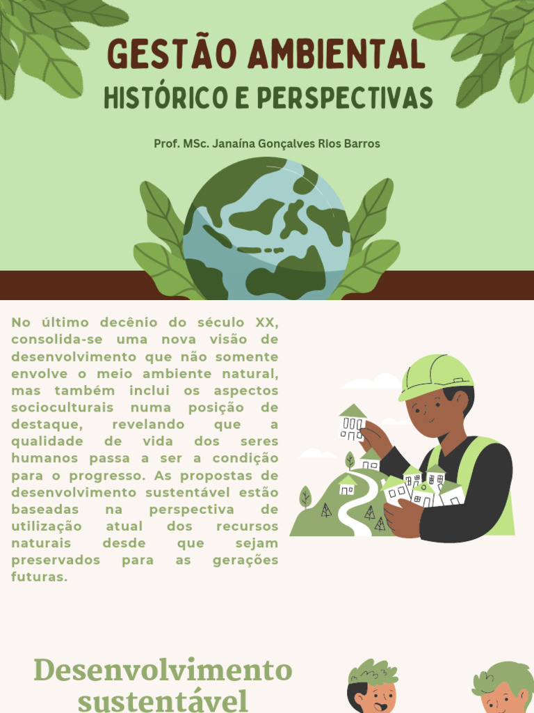 Gestão Ambiental e Sustentabilidade | PDF | Gestão de recursos ...