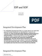 IDP and SDF