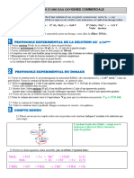 TP Correction Dosage+redox Eau Oxygéne 2