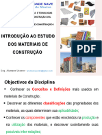 Aula 1-Materiais de Construcao I - Unisave