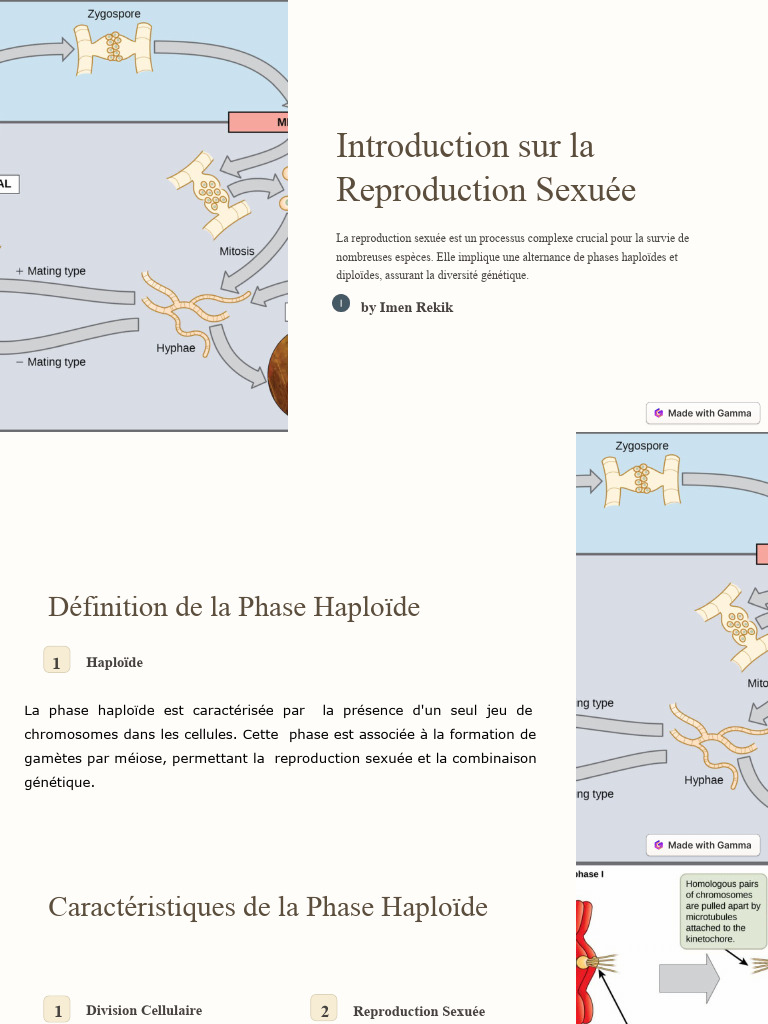 COURS 2 Introduction-sur-la-Reproduction-Sexuee | PDF | Méiose | Ploïdie