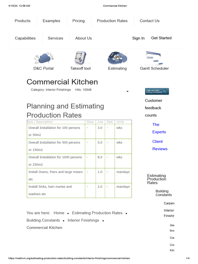 Commercial Kitchen | PDF | Computing | Information Technology
