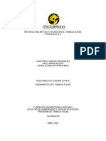 Portafolio 2 Metodología, Método y Técnicas en Trabajo Social.