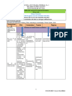 Dosificación Primer Grado Historia 