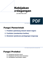 Materi4 Kebijakan Perdagangan