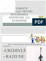 Argumente Raționale Pentru Dovdedirea Existenței Lui Dumnezeu