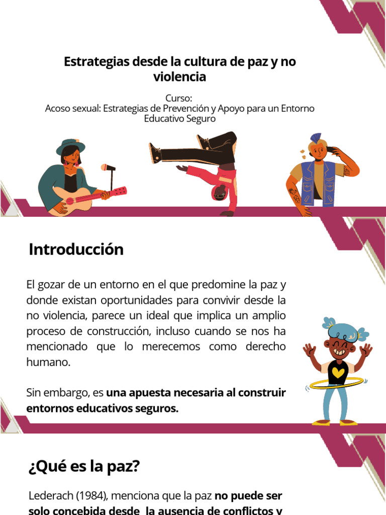 Estrategias para la Cultura de Paz | PDF | Paz | Psicología Social