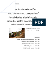 PROYECTO DE EXTENSION Red de Turirmo Campecino