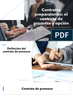 El Contrato de Promesa y Opción