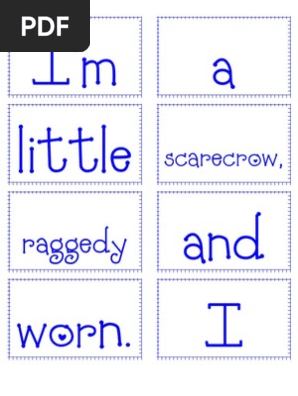 Poem Word Cards Color