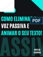 AQ. 07 Diga Adeus às Frases Sonolentas Como eliminar a voz passiva e animar seu texto!