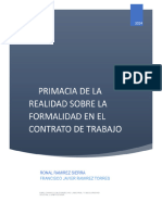 Ensayo Primacia Realidad Sobre La Formalidad