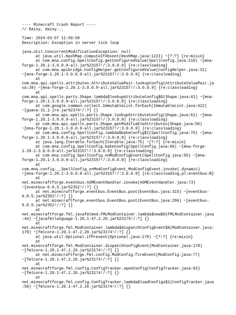 Minecraft Server Crash Report | PDF | Central Processing Unit | X86 ...
