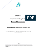 Developmental Psychology - PSY4011 (1507) Language Development