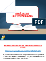 3ª aula - Espécies de responsabilidade