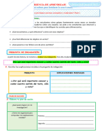 D4 A1 FICHA Como Percibimos Nuestras Costumbre Sy Tradiciones