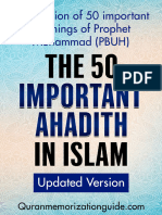 The 50 Important Ahadith
