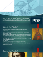 LINHA DO TEMPO DA VIDA DO APÓSTOLO PAULO - Divulgação
