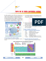 14 Estructura de La Tabla Periodica Actual