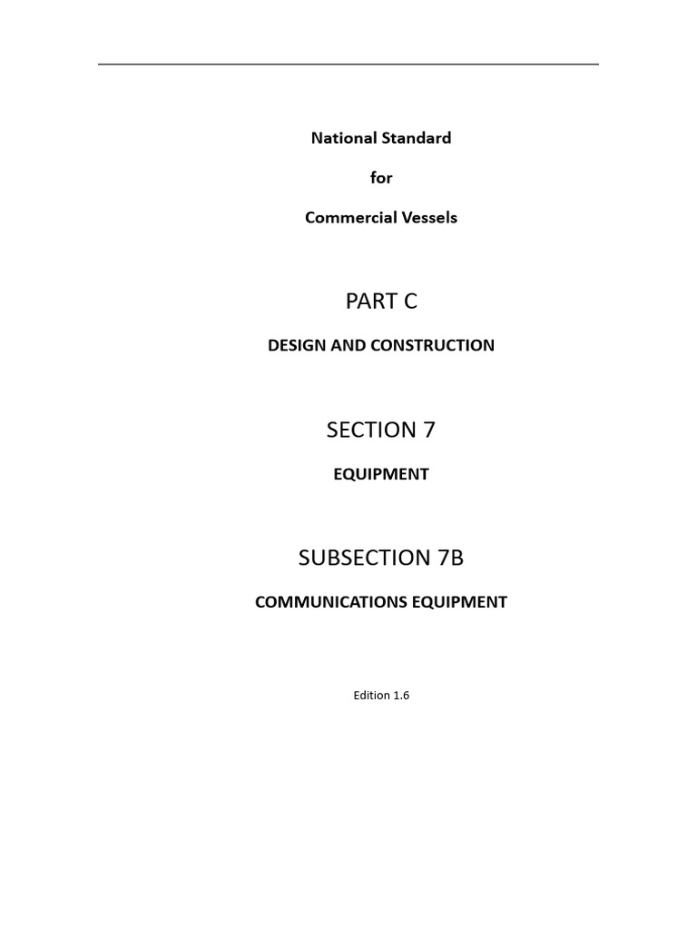 NSCV c7b Ed 1.6 20230101 | PDF | Telecommunications | Electronics