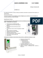 Cotizacion Cerradura Elecronica