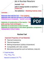 Reactor Materials