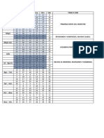 Calendario trabajo