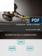 2A. LA JURISDICCIÓN, Elementos, Las Denominadas Jurisdicciones Militar y Arbitral.