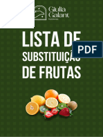 Guia de Substituição de Frutas