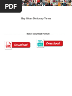 Sexual Slang Dictionary Overview | PDF | Masturbation | Sexual Intercourse