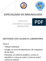 Gestión de calidad en laboratorio