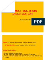 (Cdi 6) Fire Tech and Arson Investigation