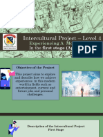 Intercultural Project – first stage