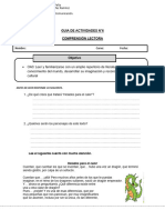 GUIA DE ACTIVIDADES N°6 COMPRENSIÓN LECTORA 5°BÁSICO