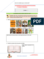 1 Evaluación Diagnóstica Cuarto Grado Primaria