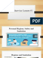 LESSON 1 Personal HYgiene