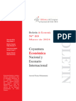 Boletín #89 de Coyuntura Económica Nacional y Escenario Internacional - Biblioteca Del Congreso Nacional