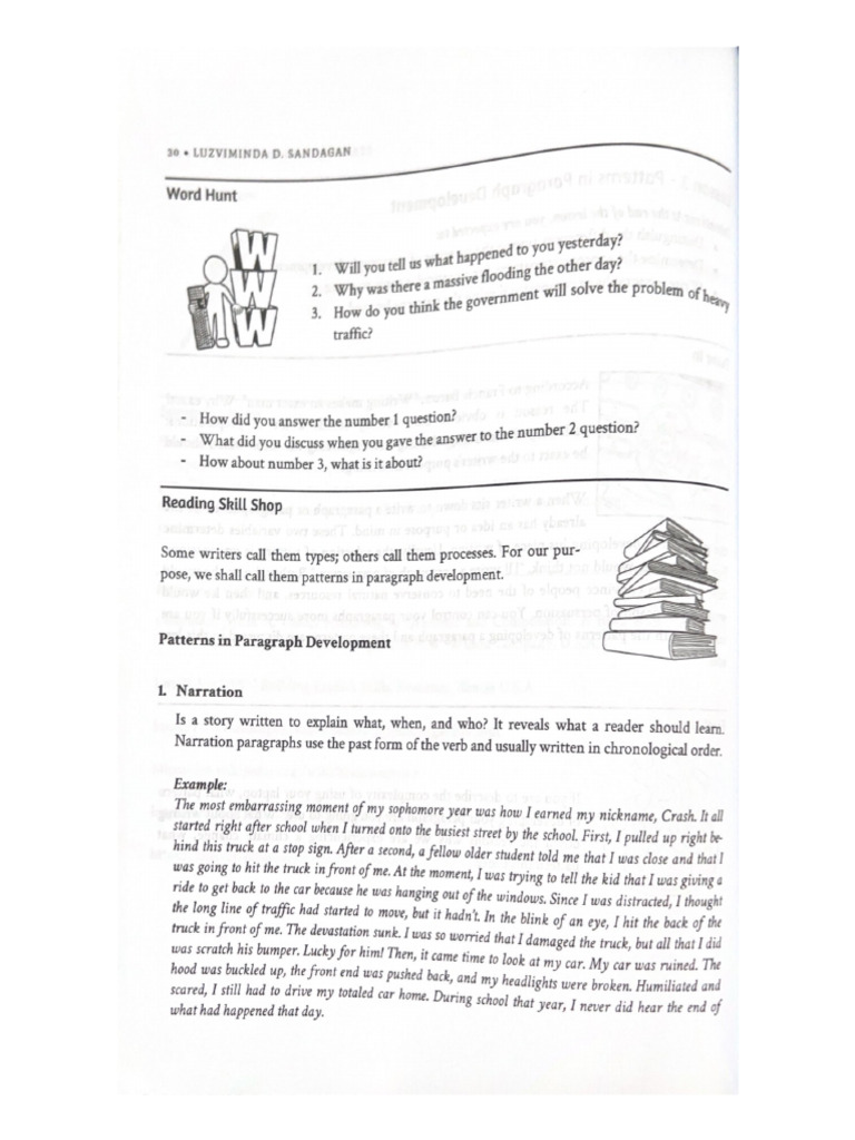 Patterns in Paragraph Development | PDF