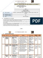 1° Grado - Planificador Semanal Del 01 Al 05 de Abril