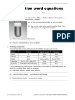 1-2 - Precipitation Word Equations