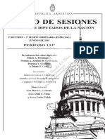 Diario de Sesiones: Cámara de Diputados de La Nación