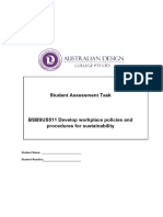 BSBSUS511 Student Assessment Tasks 30-04-21 Done