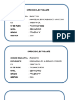 Kardex Del Estudiante