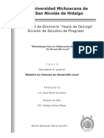 TESIS 2011 Metodología para La Elaboración de Un Índice de Desarrollo Local César Bravo Cervantes
